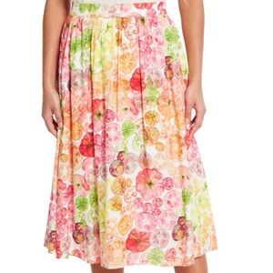 ModCloth Midi Match Made Fruit Skirt spring summer novelty